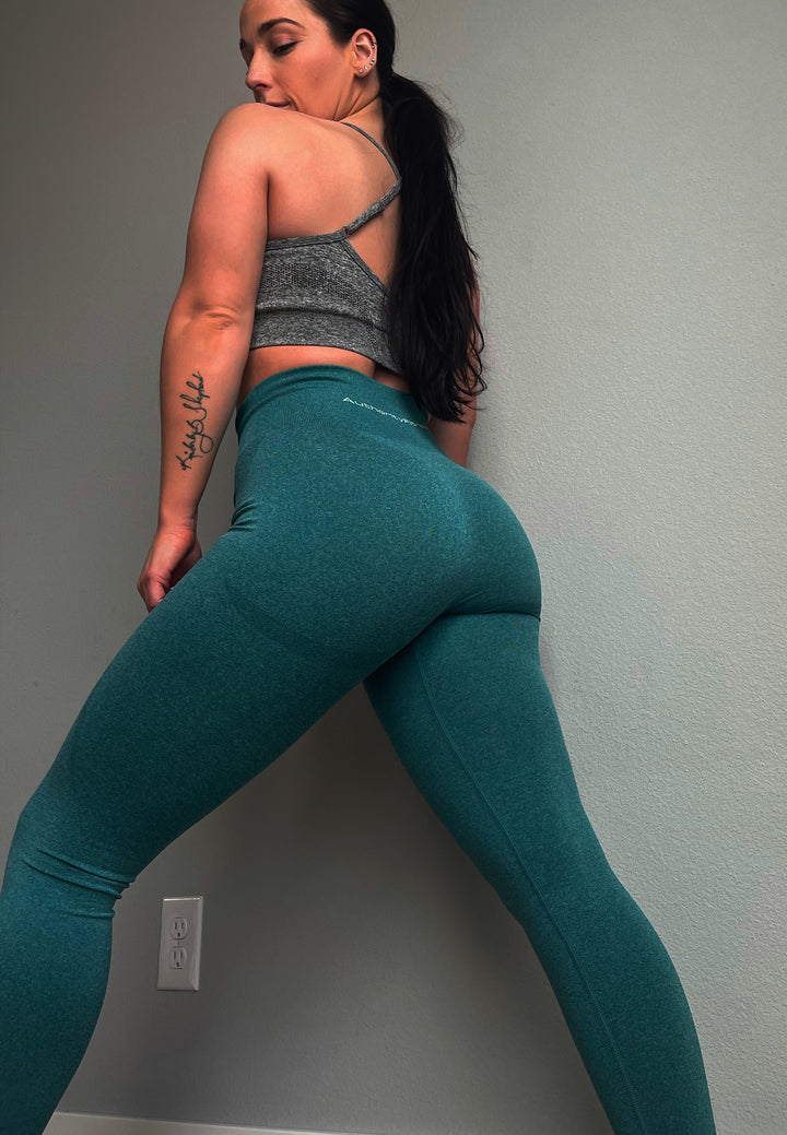 Emerald Defend Seamless Leggings - Authority Fitness