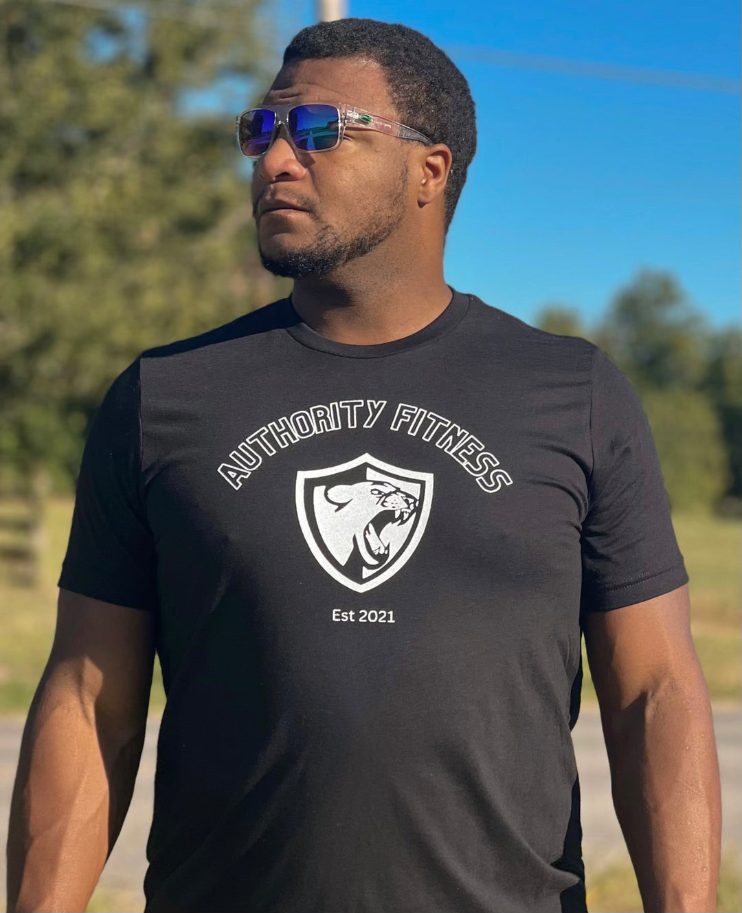 Black AF Graphic Tee - Authority Fitness