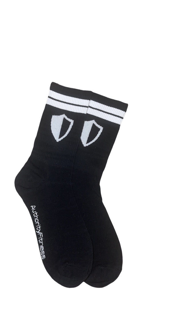 AF Retro Crew Socks Black