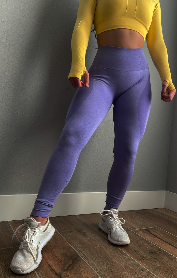 Lavender Defend Seamless Leggings - Authority Fitness