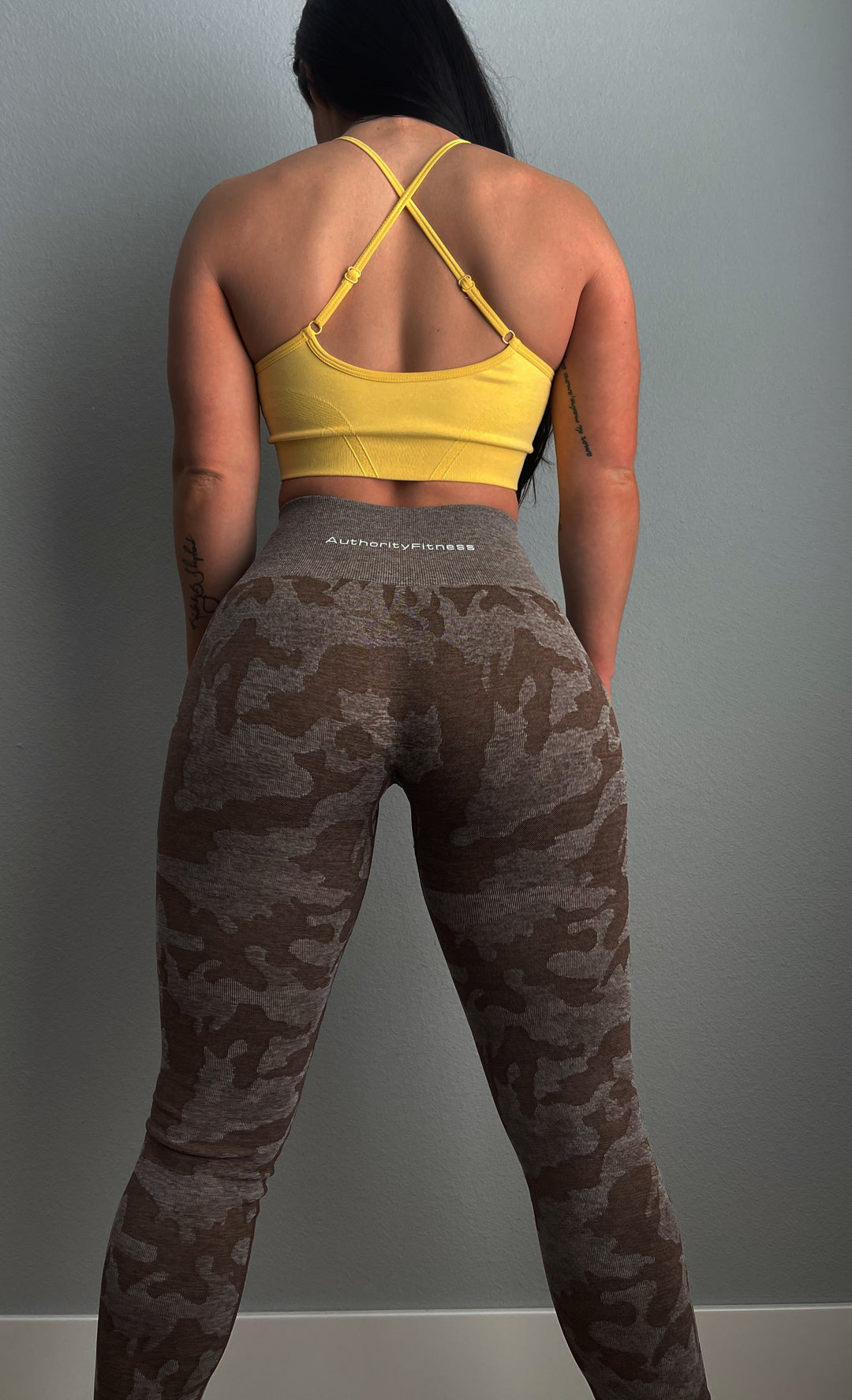 Cedar Camo Defend Seamless Leggings - Authority Fitness