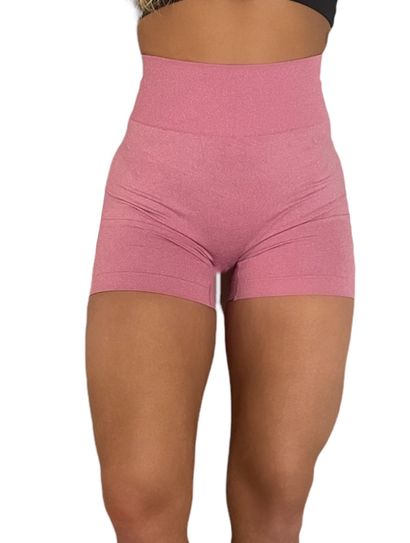 Rose Pink Defend Shorts - Authority Fitness