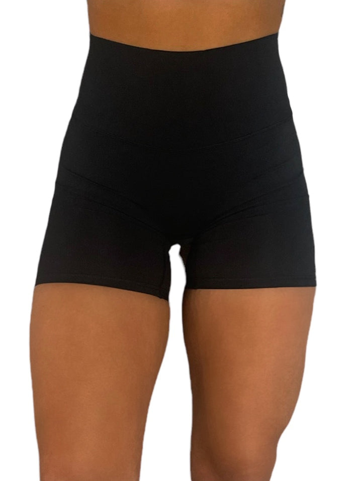 Black Essential Shorts - Authority Fitness