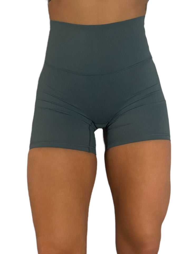 Forest Green Essential Shorts - Authority Fitness